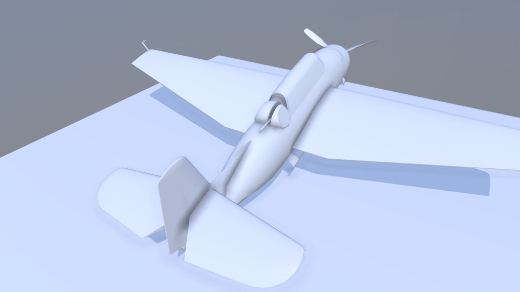 Ксения. 3D-модель самолета Grumman TBF Avenger